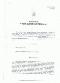 zamietnutie navrhu zaloby